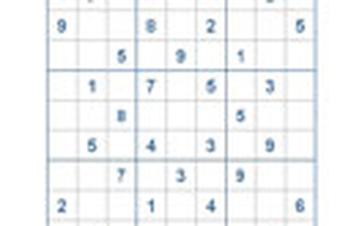 Mời các bạn thử sức với ô số Sudoku 2387 mức độ Khó